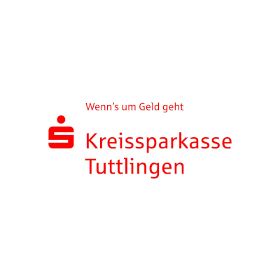 red logo and red lettering When it comes to money Kreissparkasse Tuttlingen