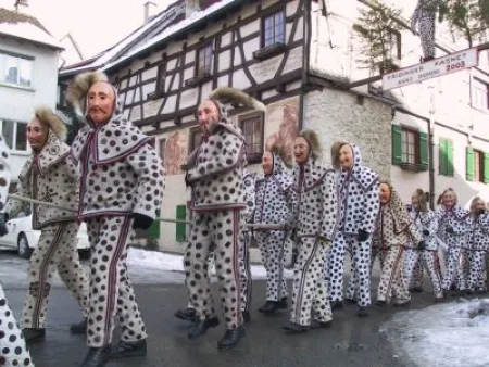 Fastnachtsumzug in Fridingen mit Narren