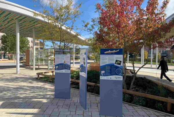 Info-Tafeln, Donauversickerung, Bahnhof Tuttlingen