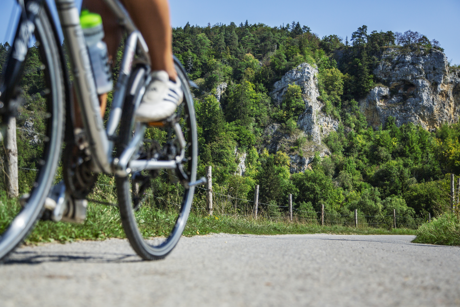 Auf dem Donauradweg