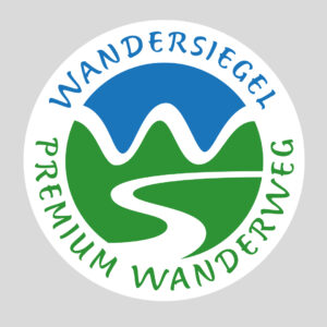 Das Wandersiegel des Deutschen Wanderverbands.
