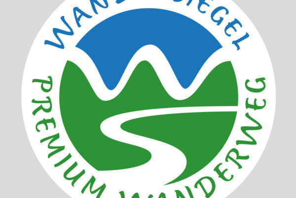 Das Wandersiegel des Deutschen Wanderverbands.
